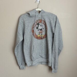 Disney Parks- Gray Mickey Mouse Hoodie size small